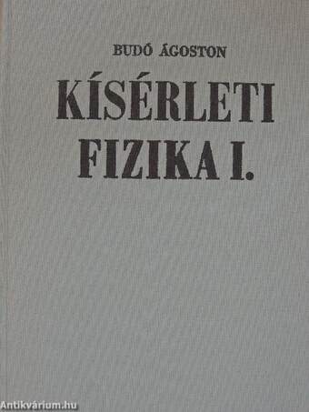 Kísérleti fizika I.