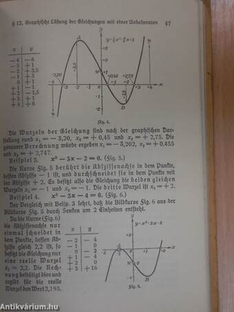 Arithmetik und algebra I-II. (gótbetűs)