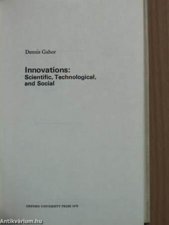 Innovations: Scientific, technological and social