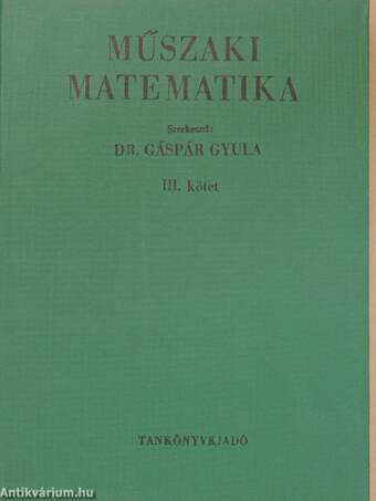 Műszaki matematika III.