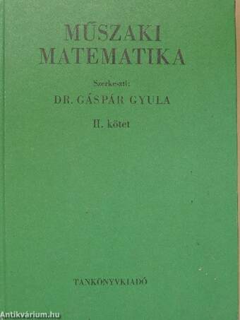 Műszaki matematika II.