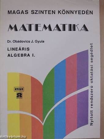 Matematika - Lineáris algebra I.