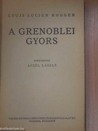 A grenoblei gyors