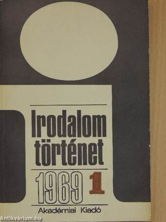 Irodalomtörténet 1969/1.