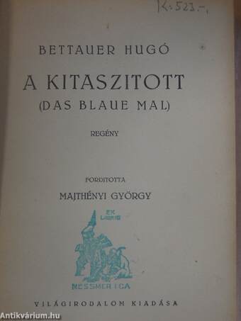 A kitaszitott