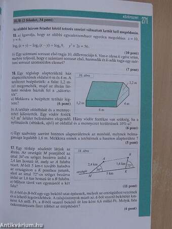 Matematika - Gyakorló és érettségire felkészítő feladatgyűjtemény II. - CD-vel