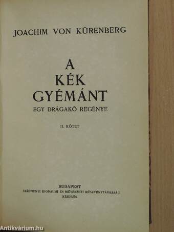 A kék gyémánt I-II.