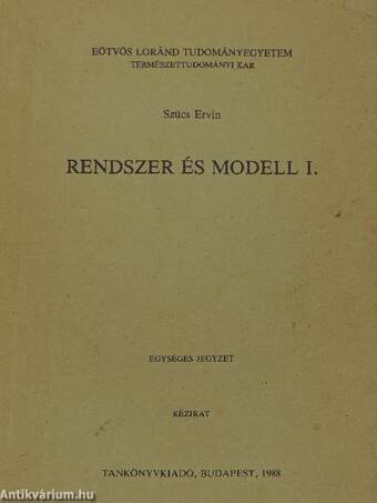 Rendszer és modell I.