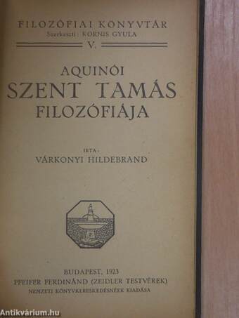 Aquinói Szent Tamás filozófiája