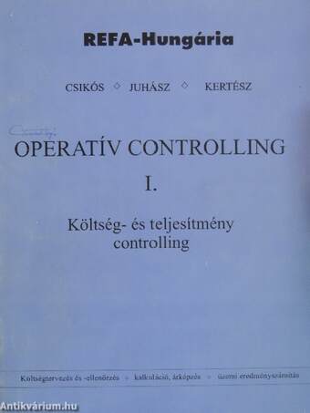 Operatív controlling I.