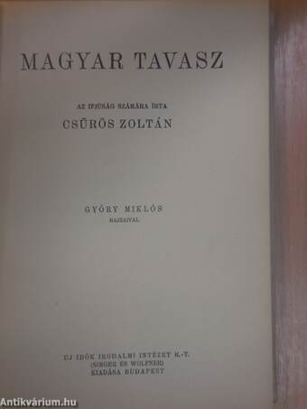 Magyar tavasz (Tiltólistás kötet)