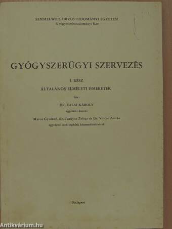 Gyógyszerügyi szervezés