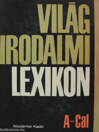 Világirodalmi Lexikon 1-19.