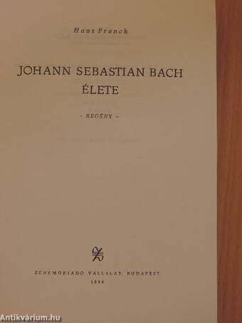 Johann Sebastian Bach élete