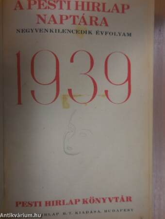 A Pesti Hirlap naptára 1939/Légrády Testvérek Naptára 1940