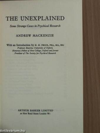 The unexplained