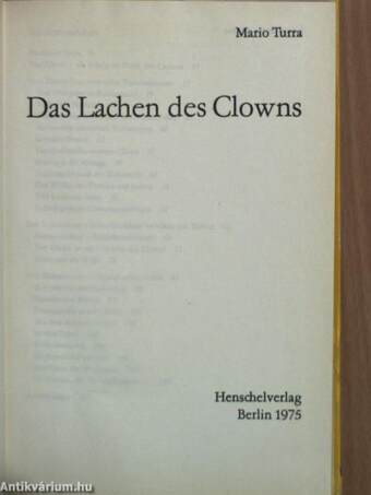 Das Lachen des Clowns