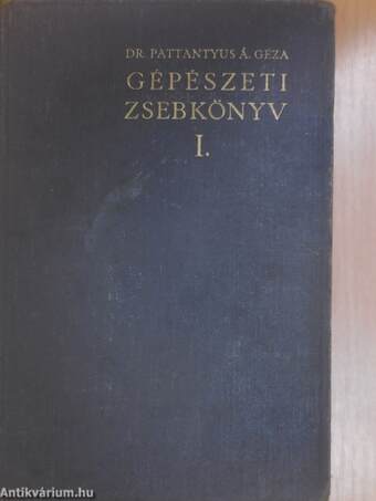 Gépészeti zsebkönyv I. (töredék)