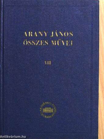 Arany János összes művei VIII.