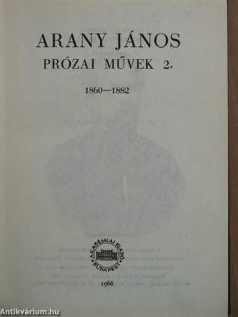 Arany János összes művei XI.