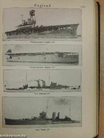 Weyers Taschenbuch der Kriegsflotten 1936