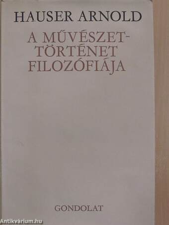 A művészettörténet filozófiája