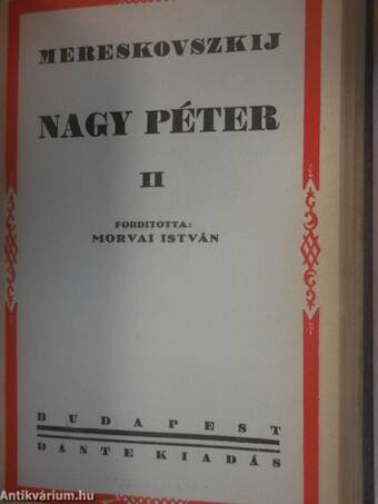 Nagy Péter I-II.