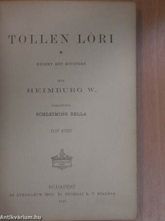 Tollen Lóri I-II.