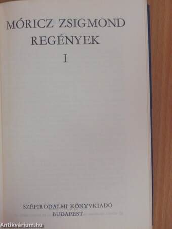 Regények I.