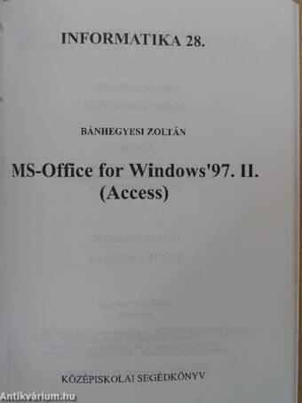 MS-Office for Windows '97. (Word-Excel, Power Point-Access)