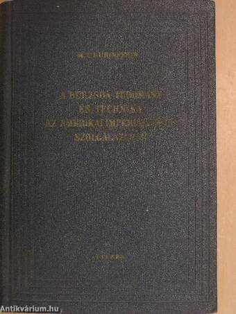 A burzsoá tudomány és technika az amerikai imperializmus szolgálatában