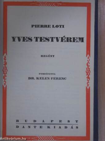 Yves testvérem