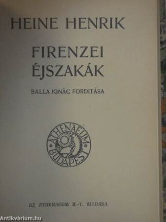 Tizian halála/Erkély-jelenet/Pajtások/Firenzei éjszakák