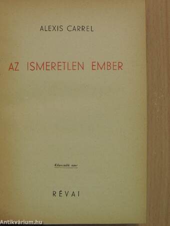 Az ismeretlen Ember