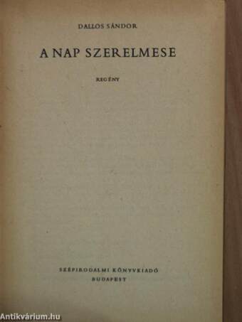 A nap szerelmese/Aranyecset