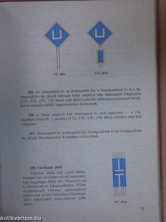 Jelzési utasítás F. 1. sz.