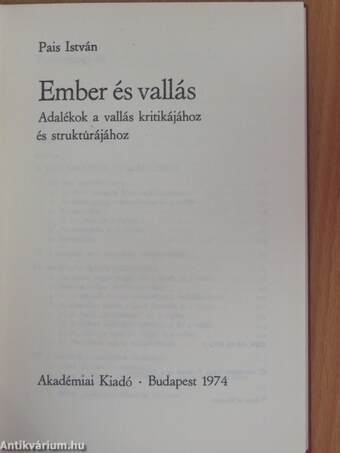 Ember és vallás