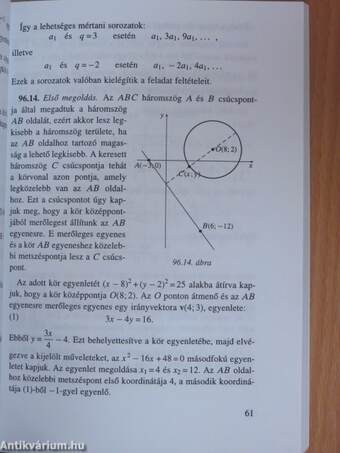 Egyetemi felvételi feladatok matematikából XII.