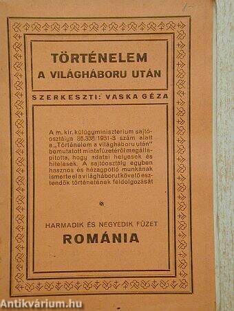 Románia története a világháború után