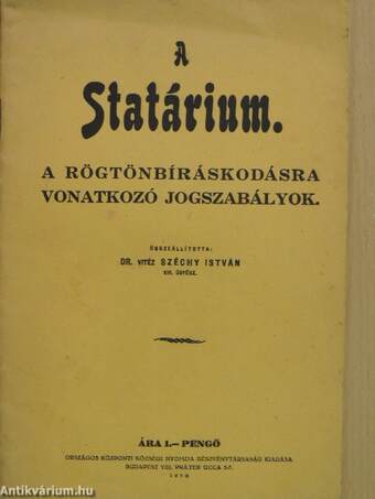 A Statárium