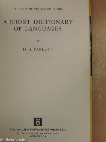 A short dictionary of languages