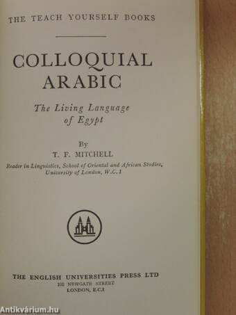 Colloquial Arabic