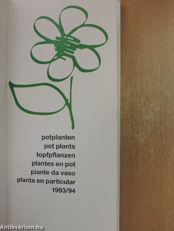 Potplanten/Pot Plants/Topfpflanzen/Plantes en pot/Piante da vaso/Planta en particular 1993/94