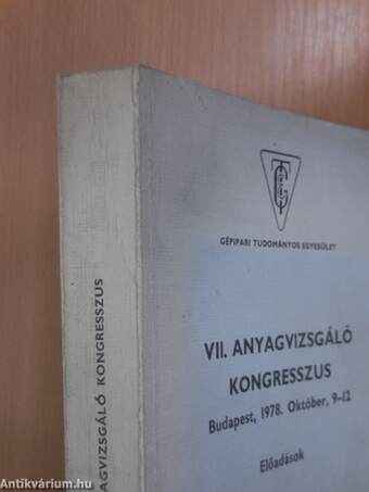 VII. Anyagvizsgáló Kongresszus I.