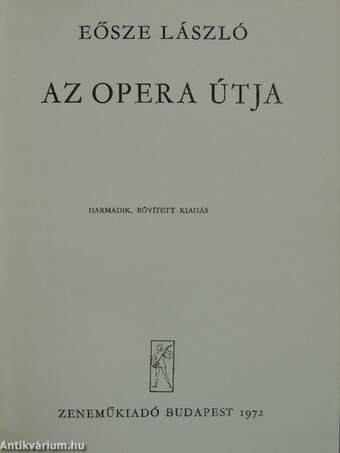 Az opera útja