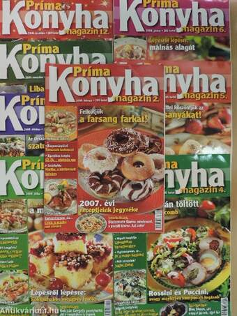 Príma Konyha Magazin 2008. (nem teljes évfolyam)