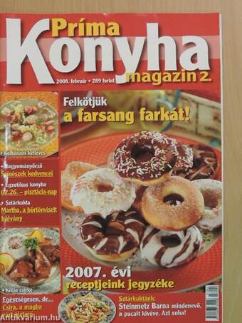 Príma Konyha Magazin 2008. (nem teljes évfolyam)