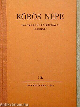 Körös népe III.