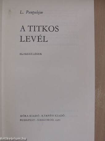 A titkos levél