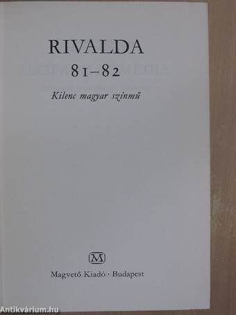 Rivalda 81-82